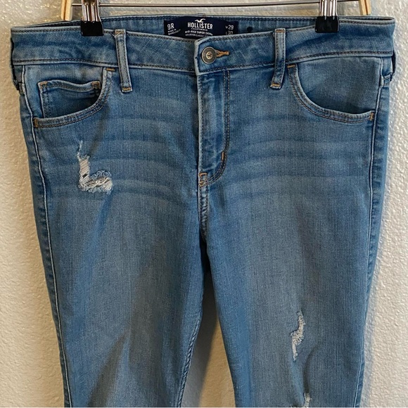 Hollister Mid-Rise Super Skinny Jeans Size W 29 L 30 - Picture 5 of 12
